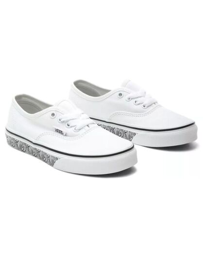 Sneakers en Toile Authentic Animal Sidewall blanches